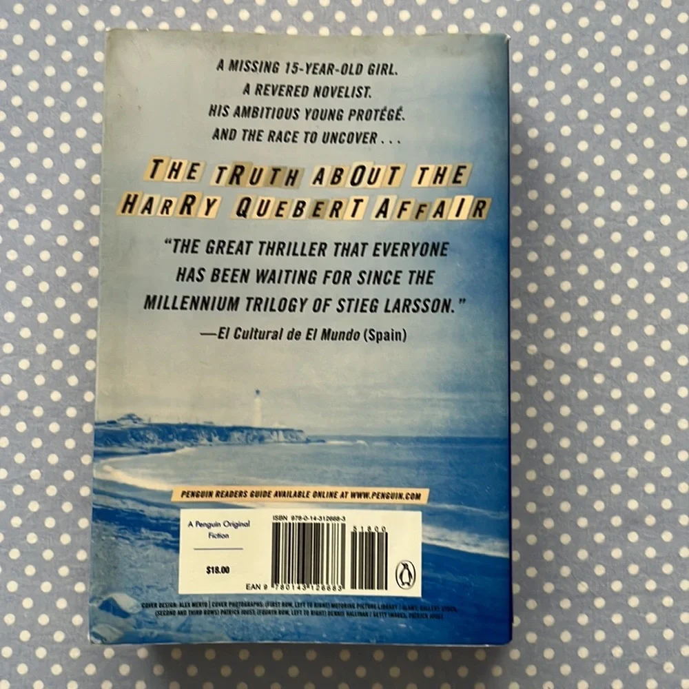 THE TRUTH ABOUT THE HARRY QUEBERT AFFAIR by Joel Dicker Book - Picture 2 of 13